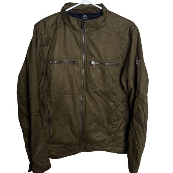 Kuhl Kaffe Racer Jacket Mens Medium - Picture 2 of 8